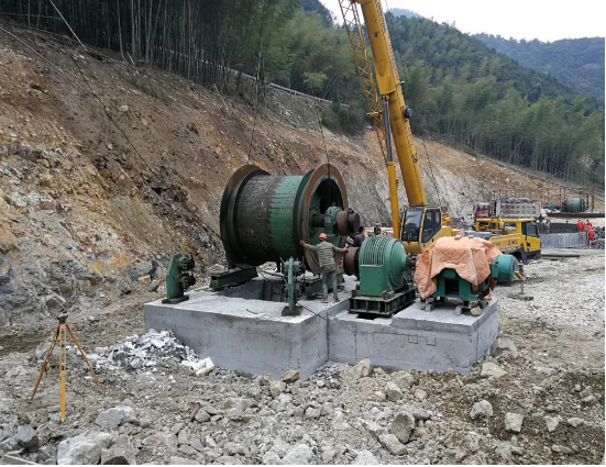 华东第一隧道杭绍台高速公路大盘山隧道1号竖井顺利贯通